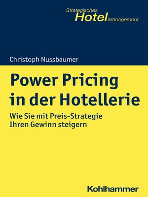 cover image of Power Pricing in der Hotellerie